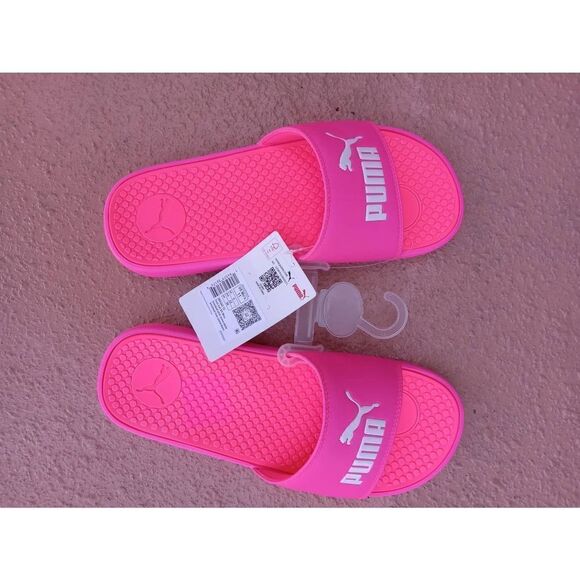 NWT Pink puma slippers  - Picture 1 of 3